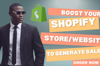boost shopify sales with shopify marketing and website promotion