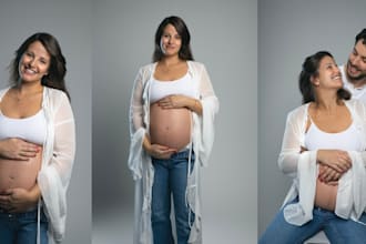 do fast maternity photo editing while keeping a natural look