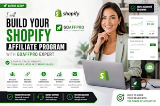build your shopify affiliate program with goaffpro expert