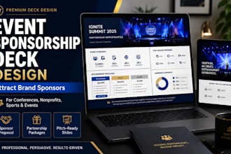 design event sponsorship deck presentation to attract brand sponsors