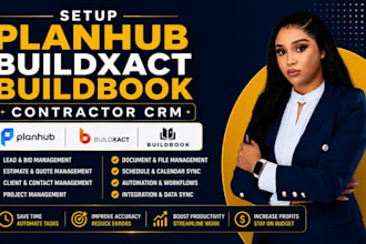 setup planhub buildxact buildbook contractor crm lead bid management automation