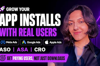 do aso, asa, meta ads, google ads and cro for app growth