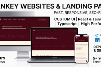 build a modern responsive website