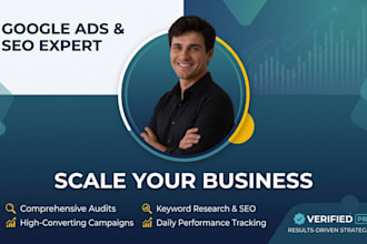 be your google ads expert for PPC, search, shopping and performance max