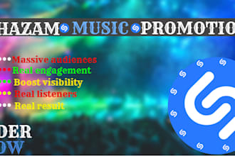 do shazam song promotion to gain active real shazam play