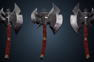 design 3d game asset, game props, textured game, rigging, 3d character modeling