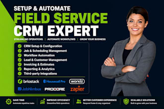 setup field service crm briostack housecall workiz zapier jobnimbus procore crm