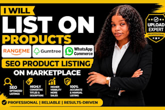 list on rangeme gumtree whatsapp commerce seo product listing on marketplace