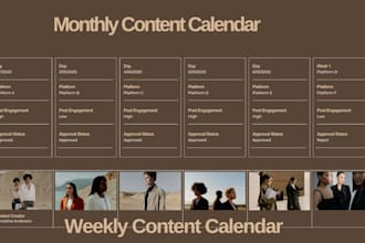 create a brand content calendar for your business