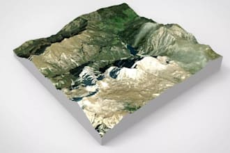 build contour terrain model from laser scan data, dem, remodel house in lod 300