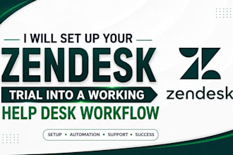 set up your zendesk trial into a working help desk workflow