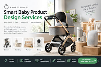 design smart baby products, strollers, feeding, nursery and safety products