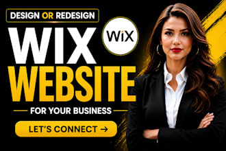 create a modern wix website or redesign your wix website