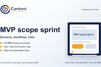plan your web app mvp and user flow