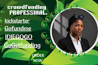 promote your gofundme and kickstarter campaign