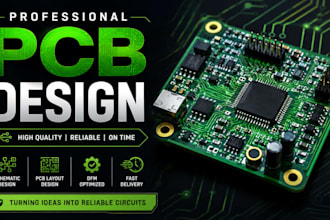 design esp32 iot pcb with antenna and 4 layer stackup and schematic pcb design