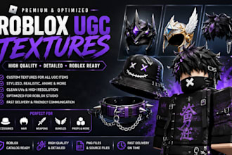 do  roblox ugc textures for accessories, wearables and game assets