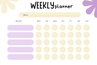 design a printable and digital planner