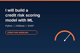build a credit risk scoring model using python and machine learning