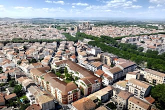 design apartment complex, multifamily housing, villa with render and ue visuals