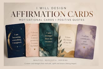 design affirmation cards motivational cards positive quotes