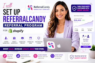 setup referralcandy referral program for shopify