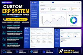 develop custom erp CRM and business management software