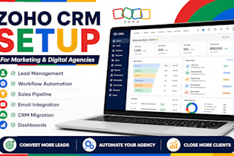zoho CRM automation for marketing and digital agencies