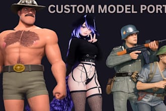 port custom models to vrchat gmod sfm tf2 l4d2 mmd and imvu