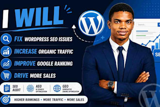 check and fix wordpress SEO issue, rank on google, bing, chatgpt, and perplexity