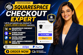 squarespace order payment issues,transaction recurring stripe paypal error fix