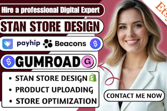 stan store, stan store setup, stan store marketing beacons ai, gumroad, payhip