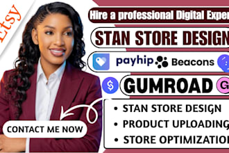 stan store, stan store setup, stan store marketing beacons ai, gumroad, payhip