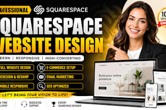 squarespace website design squarespace website redesign squarespace landing page