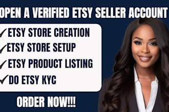 create a verified etsy seller account, do etsy account creation for any country