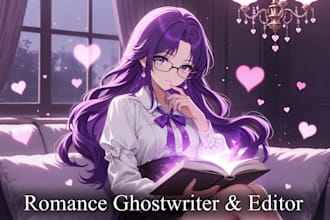ghostwrite your erotic nsfw short stories, and edit your manuscript