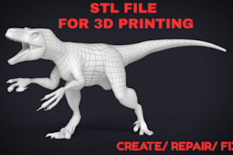 repair stl obj files, fix mesh, optimize 3d model for print ready 3d printing