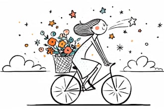 create hand drawn doodle icons and custom cartoon illustrations