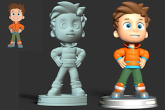 convert 2d to 3d  image photo sketch logo to 3d model stl for 3d printing