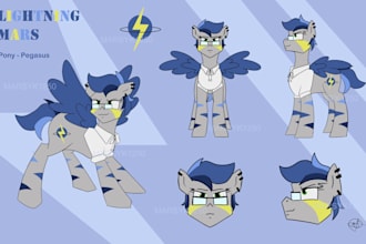 draw concept art of your pony oc