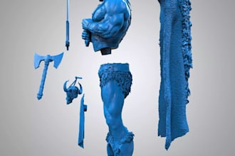 bambu lab 3dprint,resin,3d human figures for printers,warhammer,armor sculpt,stl
