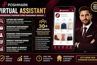 be your poshmark virtual assistant depop va poshmark va