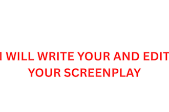 write screenwriting for short film
