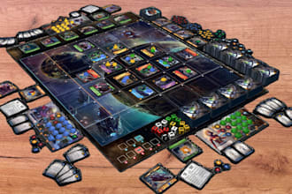 design custom board game card game art board game design tcg table top art work