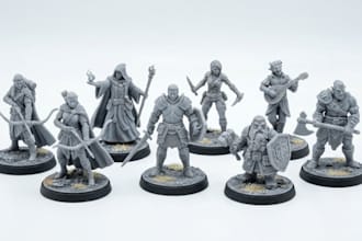 sculpt 3d miniature model tabletop mini figures warhammer 40k stl file 3d print