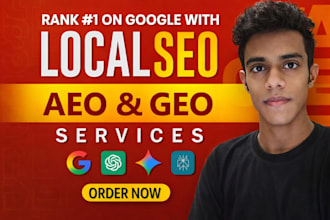 do complete monthly website GEO, aeo, ai, local and off page SEO backlink