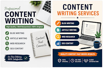 write blog posts articles and web research