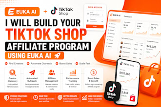 build your tiktok shop affiliate program using euka ai