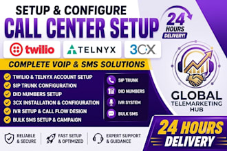 twilio telnyx sip trunk did number freepbx  3cx  inbound outbound calls
