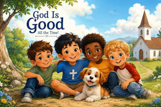 do bible illustration christian childrens book illustration